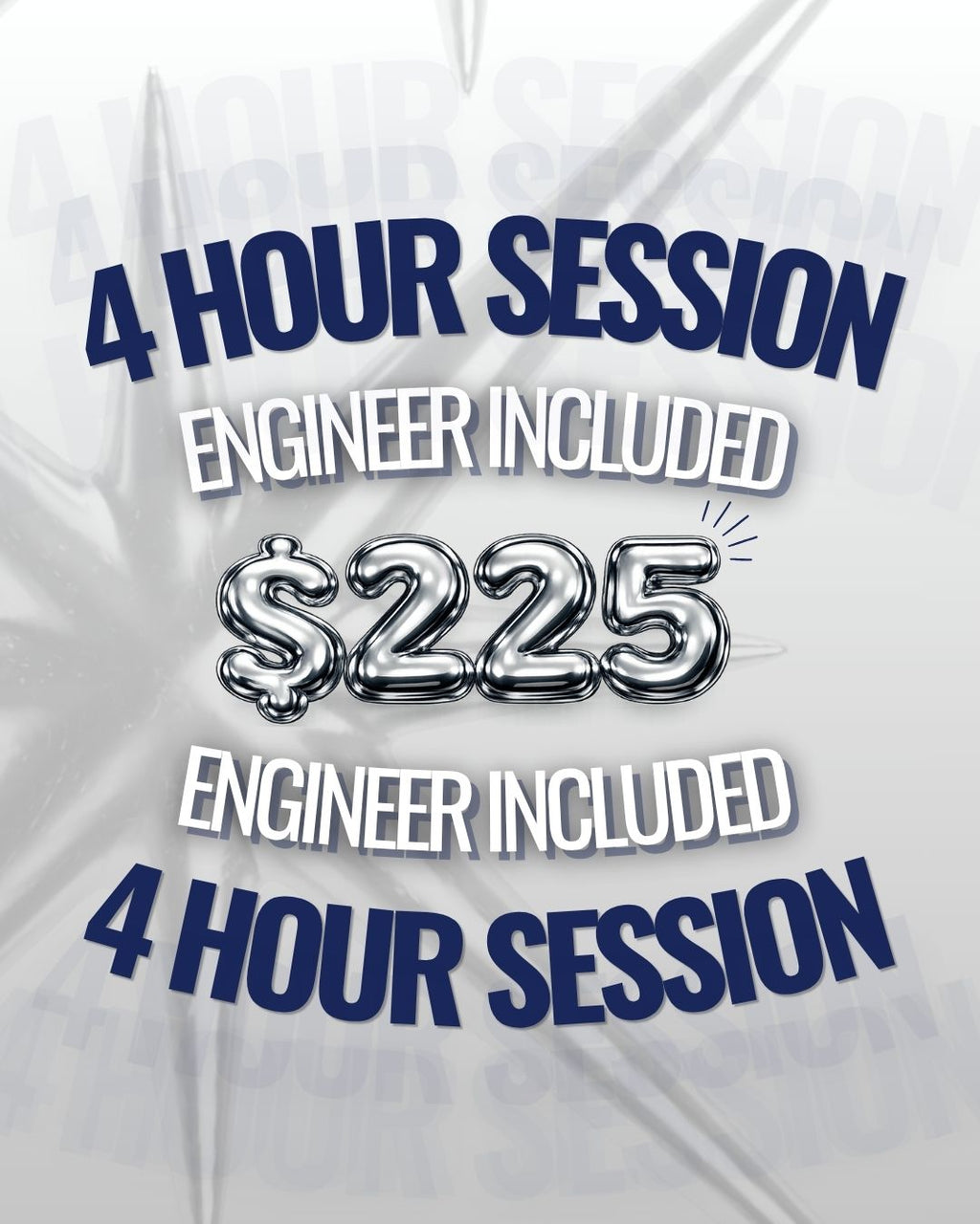 4 hours + Engineer Deal